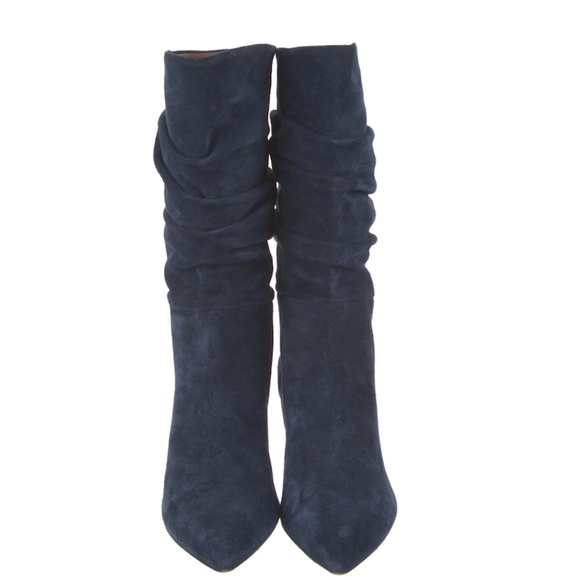 PARIS TEXAS Suede Slouch Boots - Picture 2 of 3